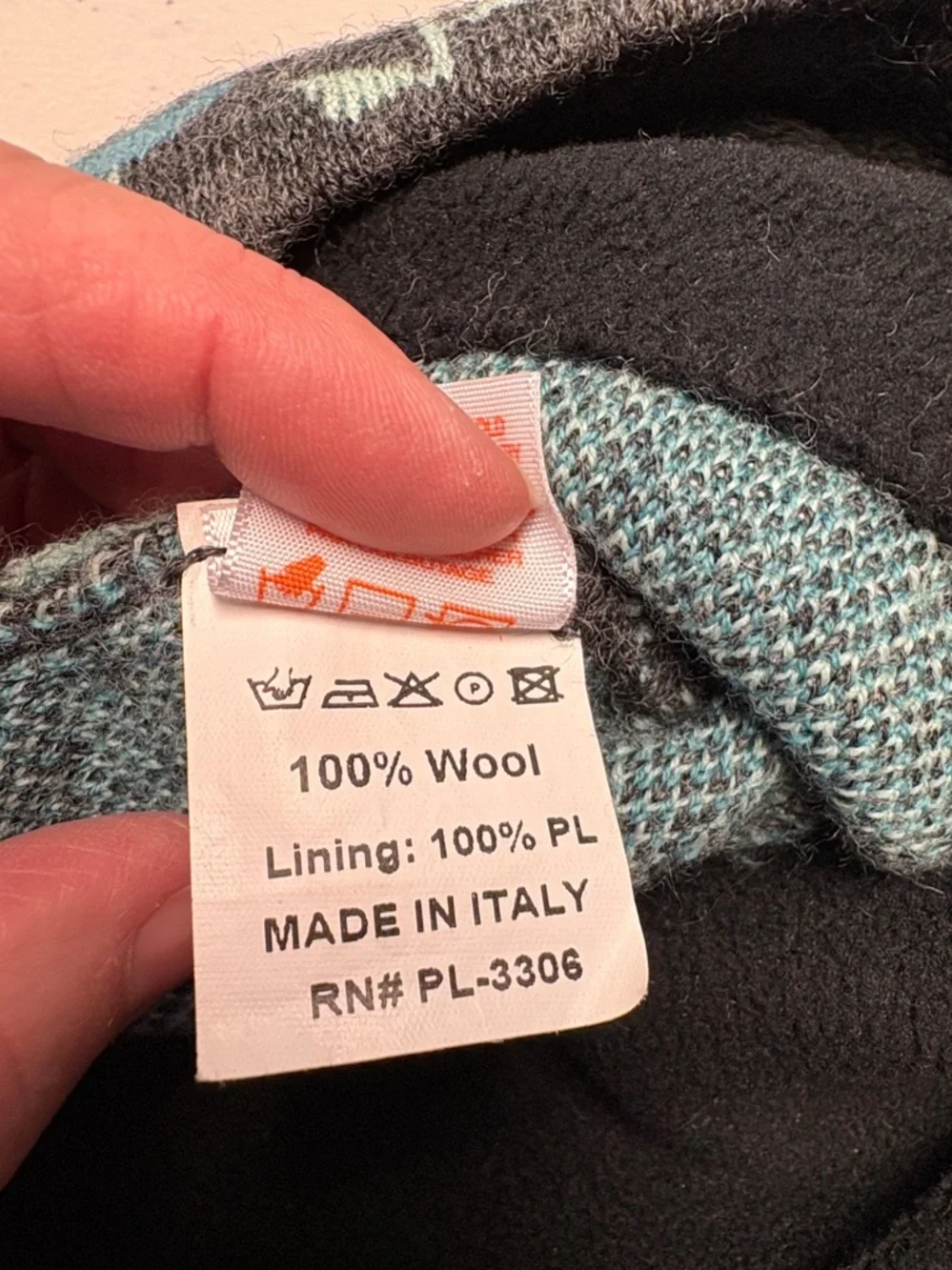 Wool Hat Girls Italian made